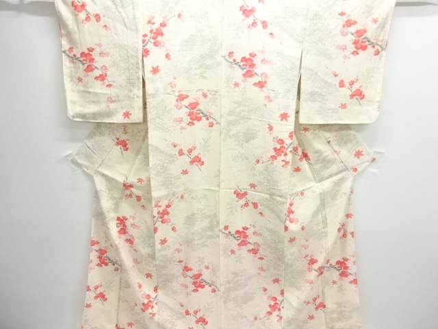 JAPANESE KIMONO / KOMON / UNUSED / BRANCH UME